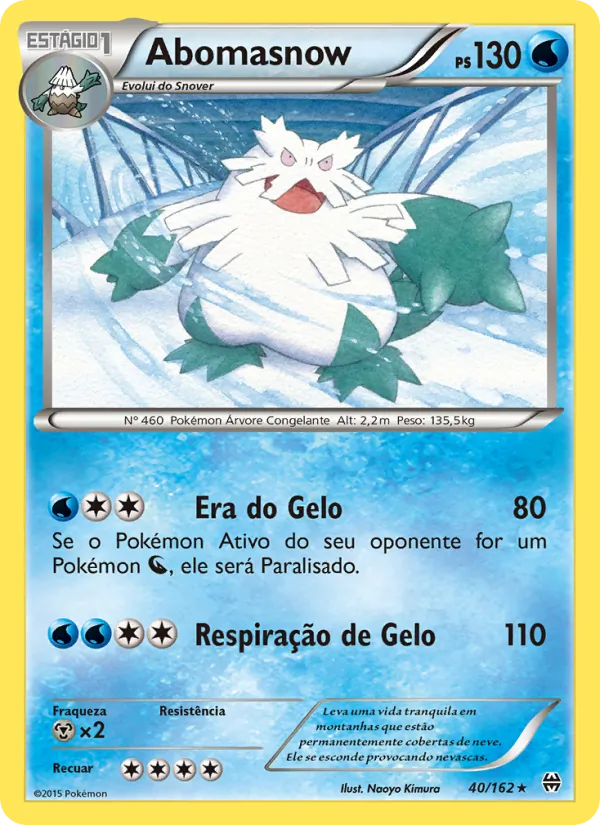 Abomasnow Turbo Revolução 40/162