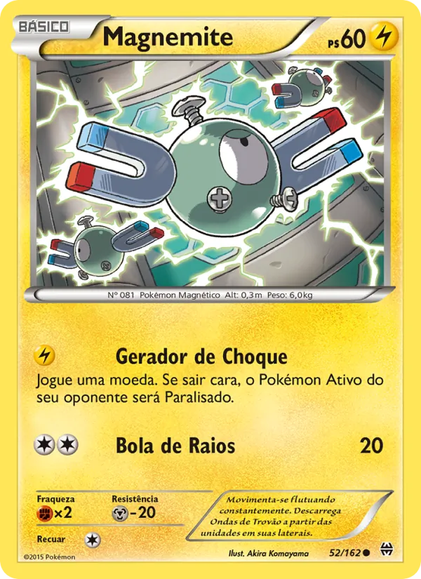 Magnemite Turbo Revolução 52/162