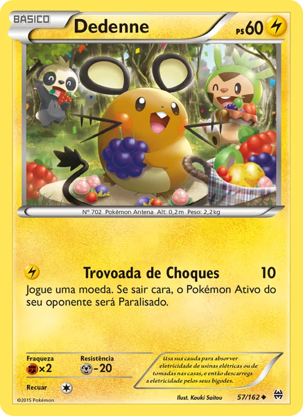 Dedenne Turbo Revolução 57/162