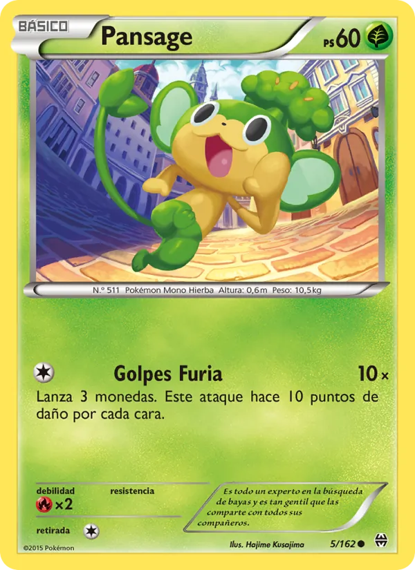 Pansage Turbo Impulso 5/162