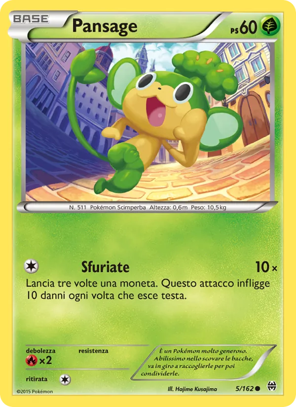 Pansage Turbo Blitz 5/162