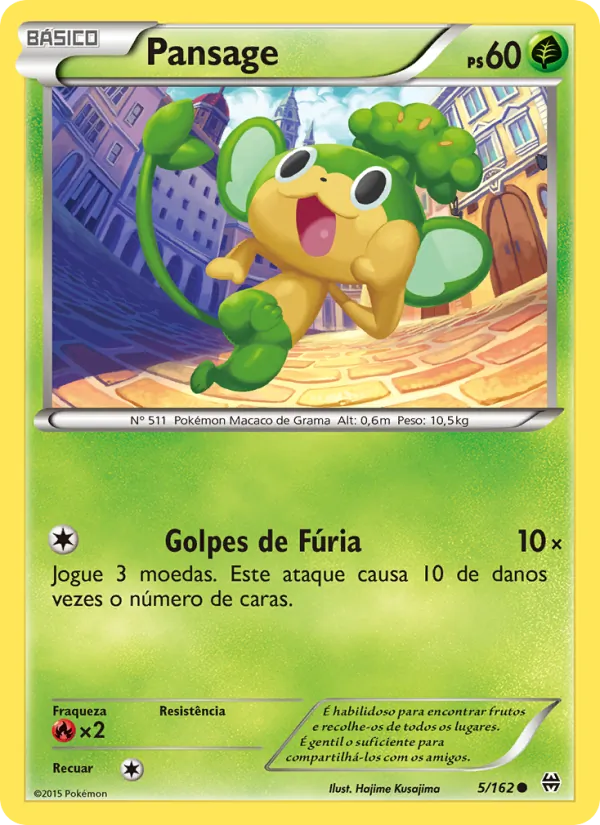 Pansage Turbo Revolução 5/162