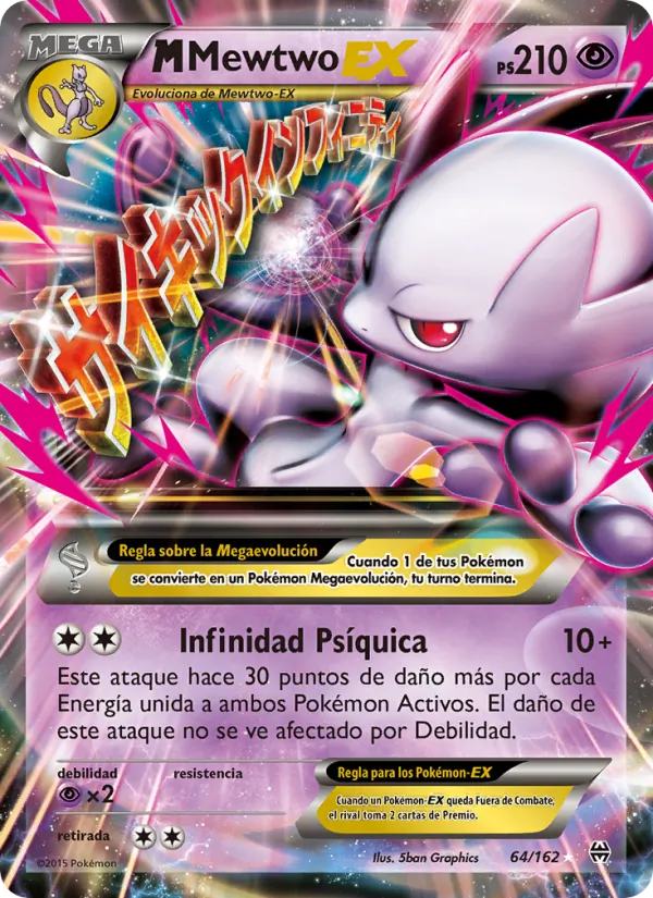 M-Mewtwo EX Turbo Impulso 64/162