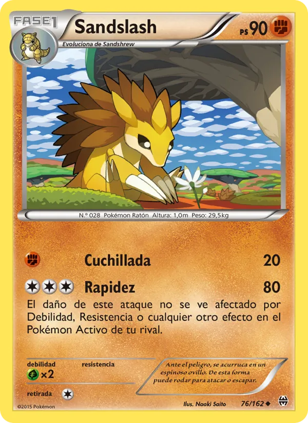 Sandslash Turbo Impulso 76/162