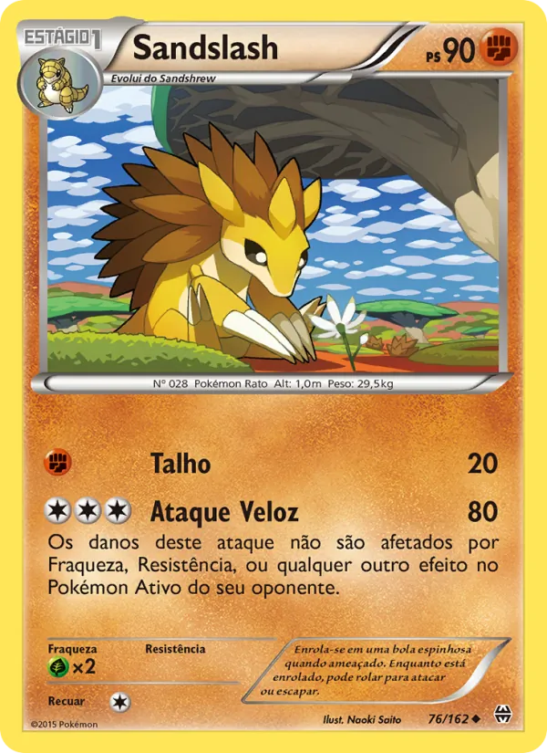 Sandslash Turbo Revolução 76/162