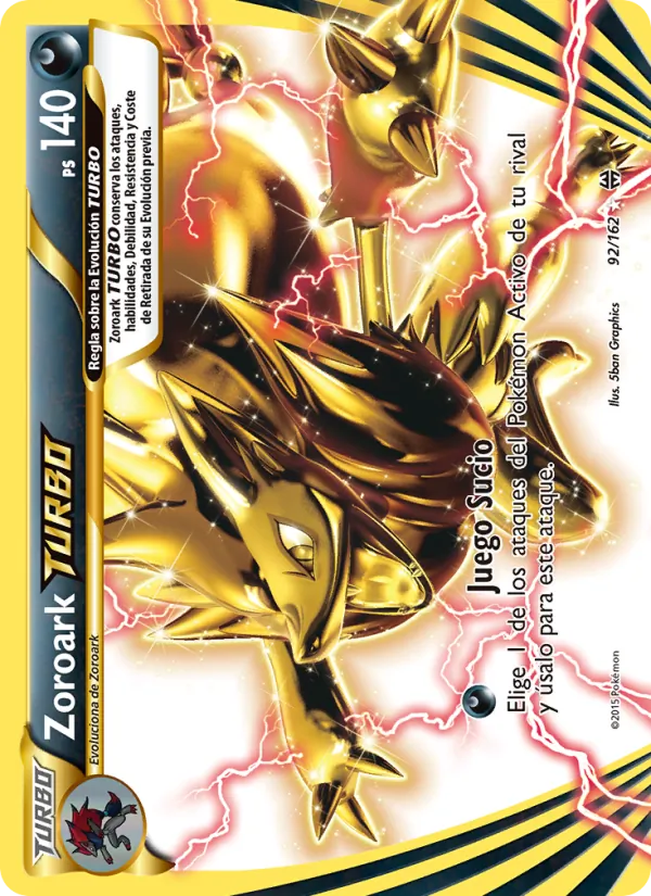 Zoroark TURBO Turbo Impulso 92/162