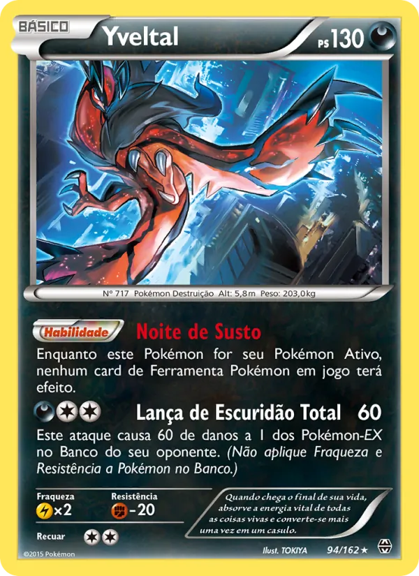 Yveltal Turbo Revolução 94/162