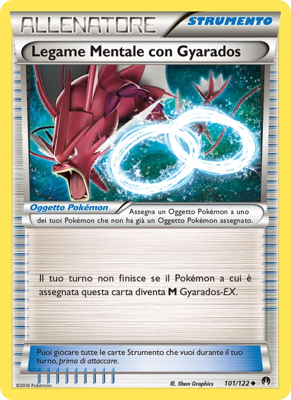 Legame Mentale con Gyarados Turbo Crash 101/122