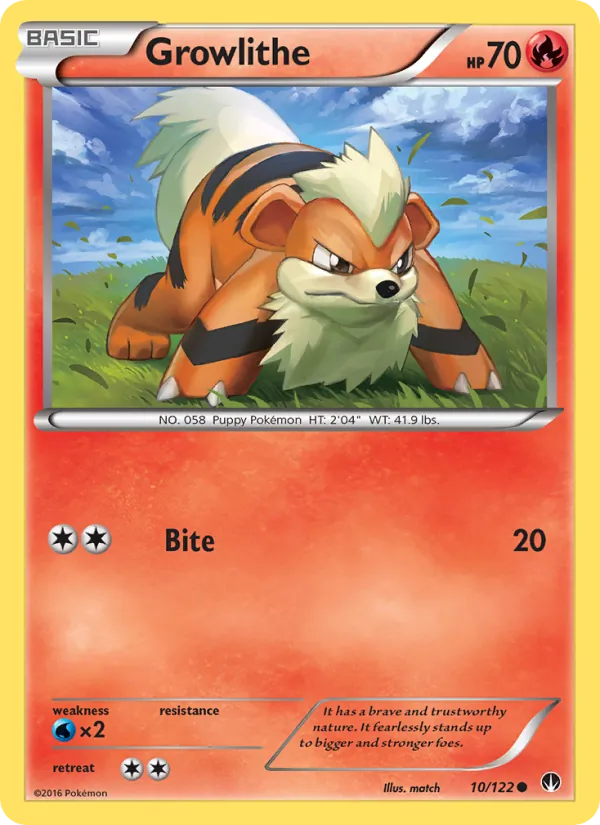 Growlithe BREAKpoint 10/122