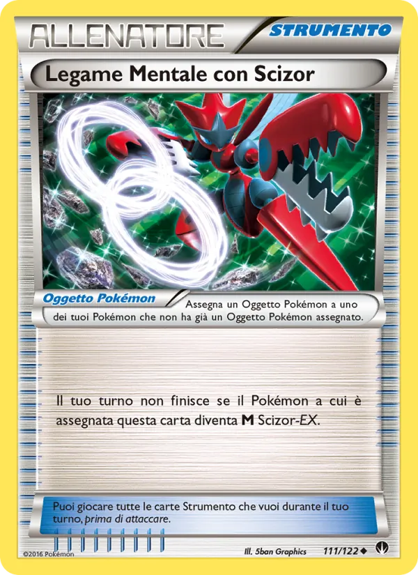 Legame Mentale con Scizor Turbo Crash 111/122