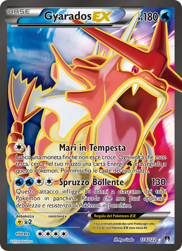 Gyarados EX Turbo Crash 114/122