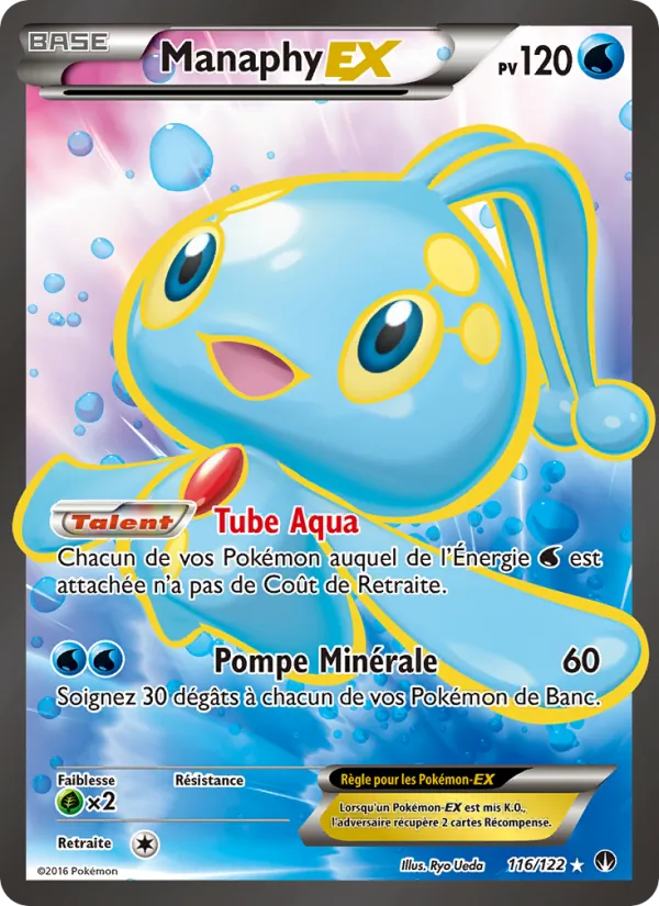 Manaphy EX Rupture Turbo 116/122