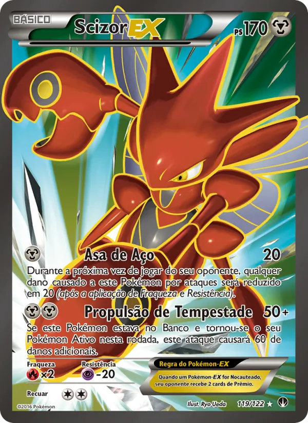 Scizor EX Turbo Colisão 119/122