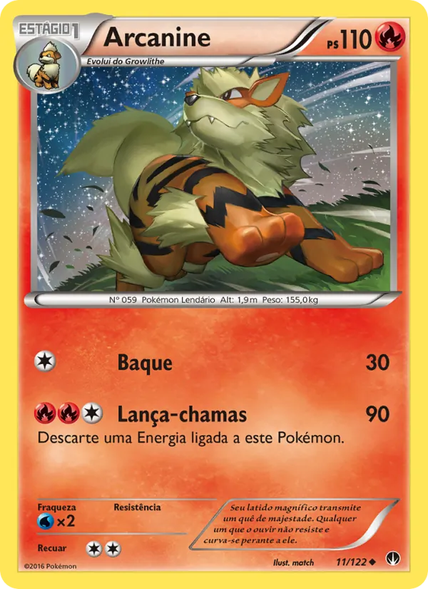 Arcanine Turbo Colisão 11/122