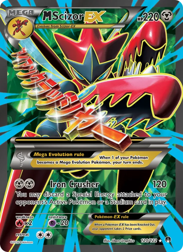 M Scizor EX BREAKpoint 120/122