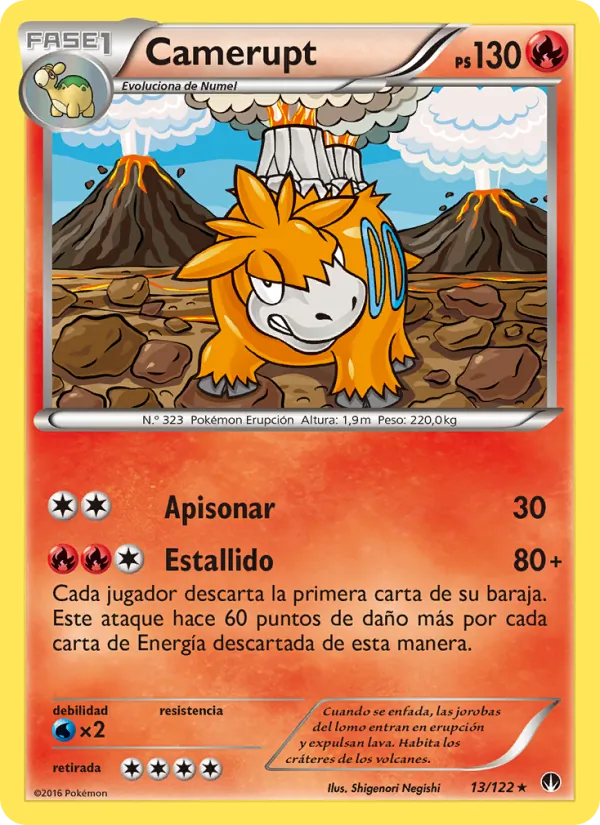 Camerupt TURBOLímite 13/122