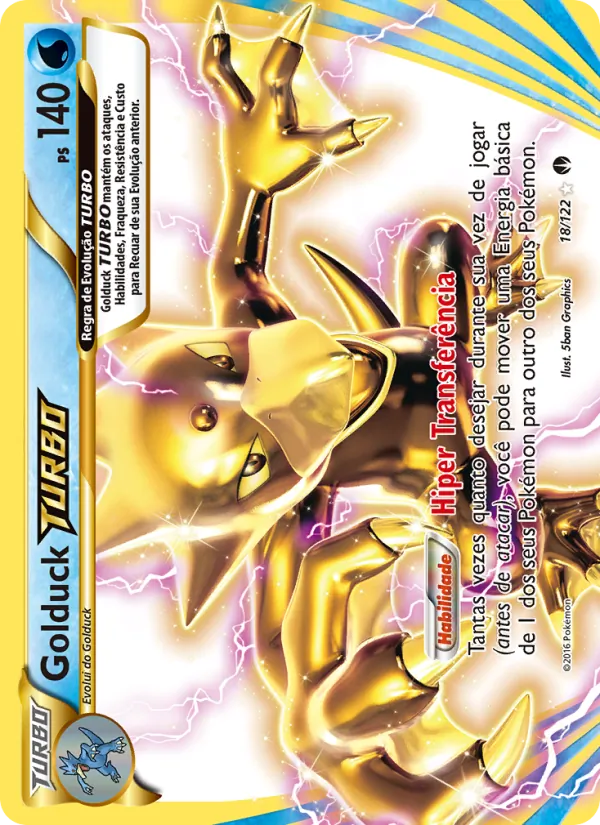 Golduck TURBO Turbo Colisão 18/122