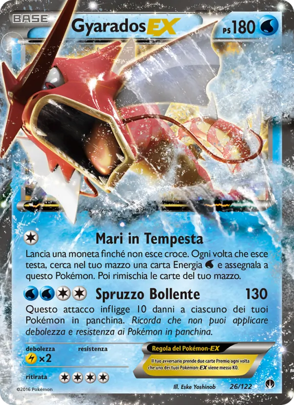 Gyarados EX Turbo Crash 26/122