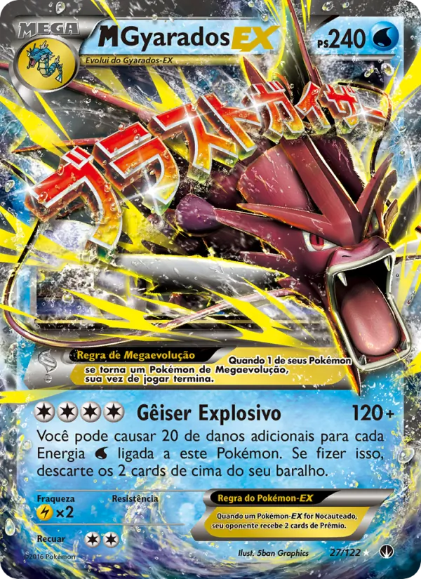 M-Gyarados EX Turbo Colisão 27/122