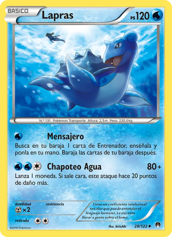 Lapras TURBOLímite 28/122