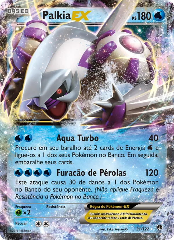 Palkia EX Turbo Colisão 31/122