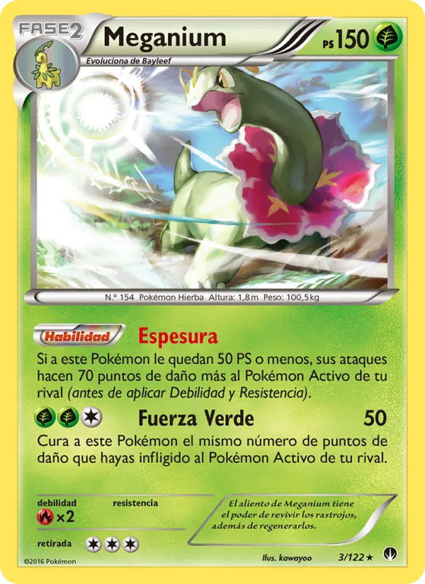 Meganium TURBOLímite 3/122