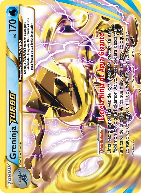 Greninja TURBO Turbo Colisão 41/122