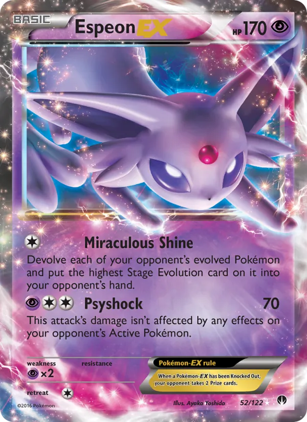 Espeon EX BREAKpoint 52/122