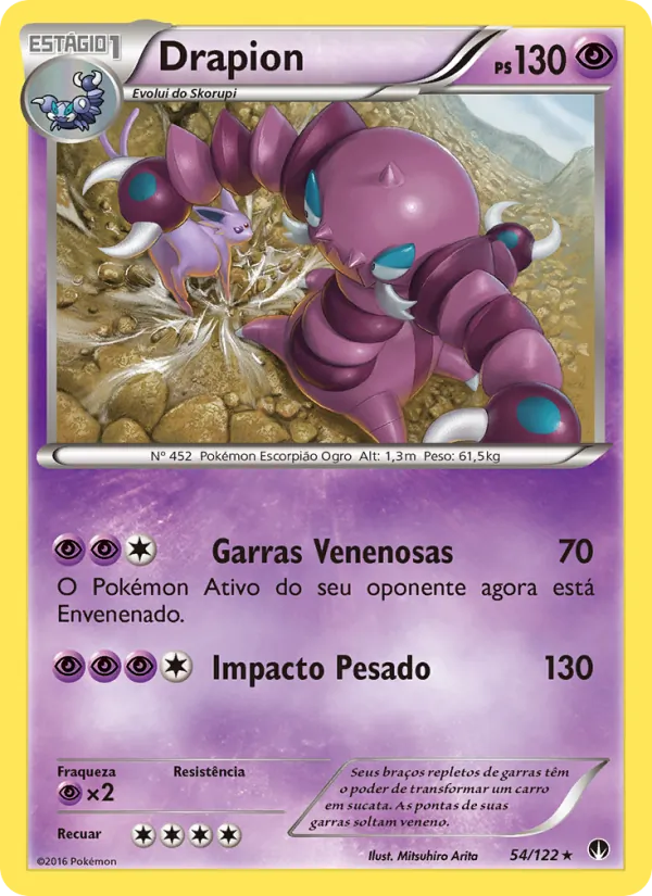 Drapion Turbo Colisão 54/122