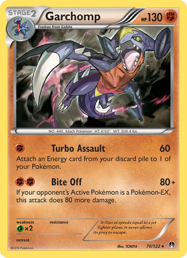 Garchomp BREAKpoint 70/122