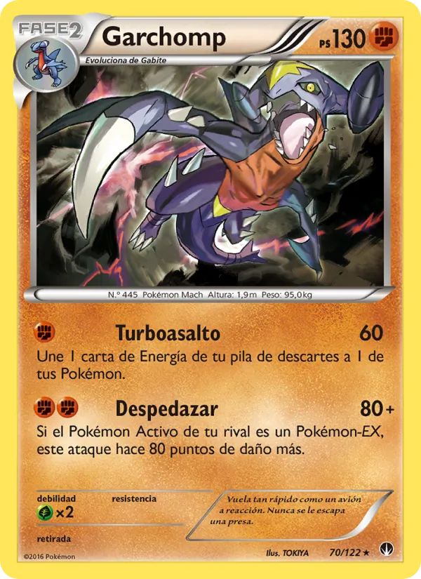 Garchomp TURBOLímite 70/122