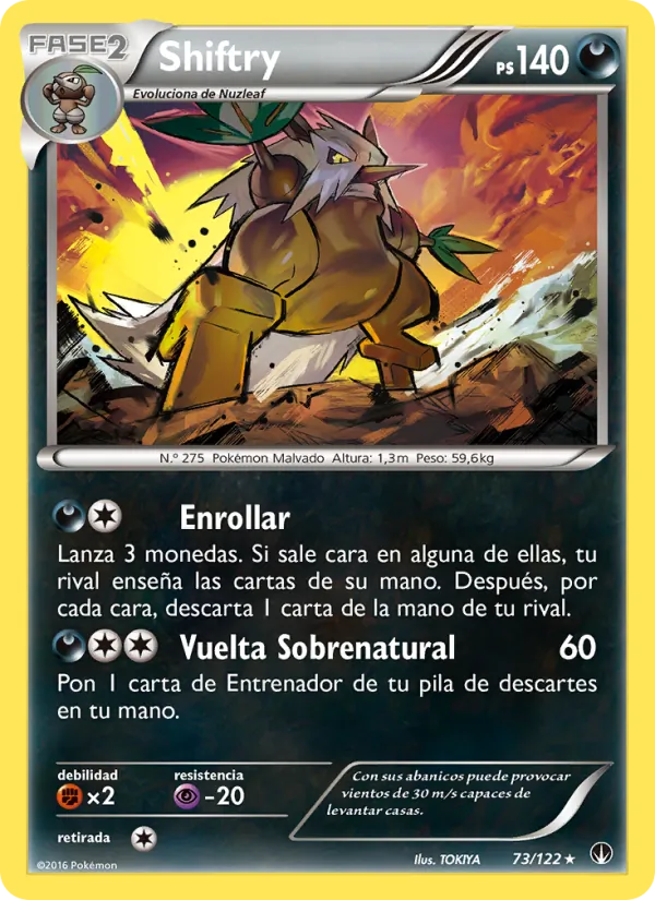 Shiftry TURBOLímite 73/122