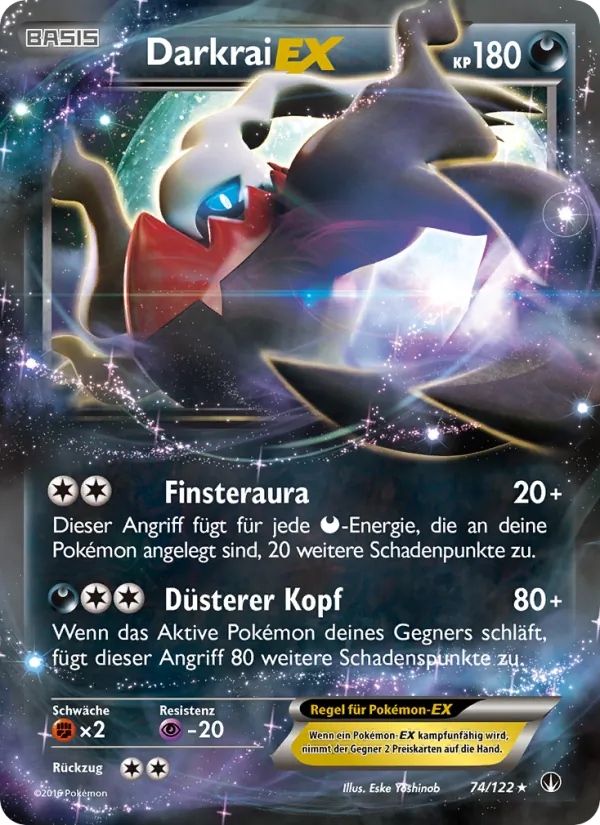 Darkrai EX TURBOfieber 74/122