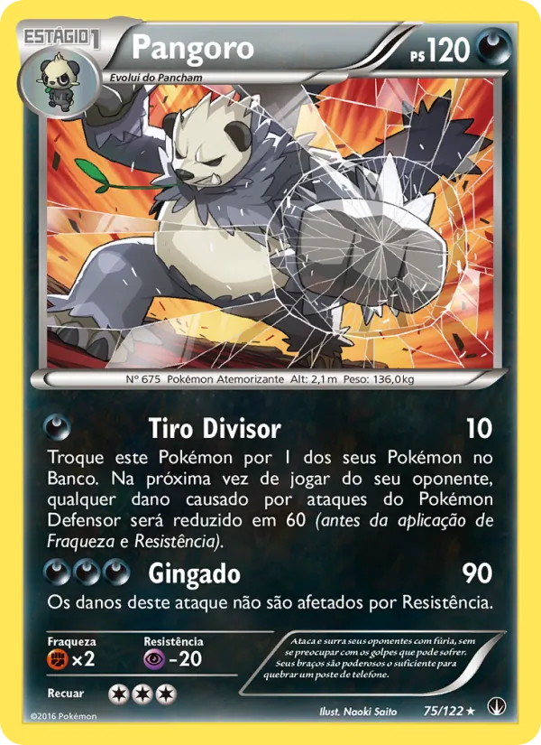 Pangoro Turbo Colisão 75/122