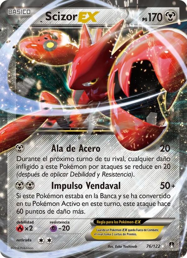 Scizor EX TURBOLímite 76/122