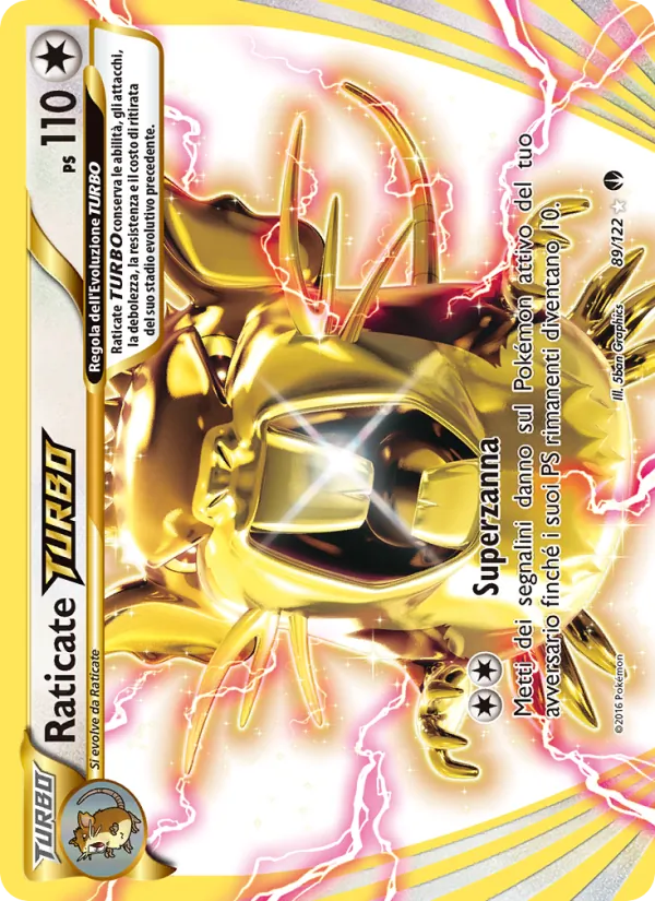 Raticate TURBO Turbo Crash 89/122