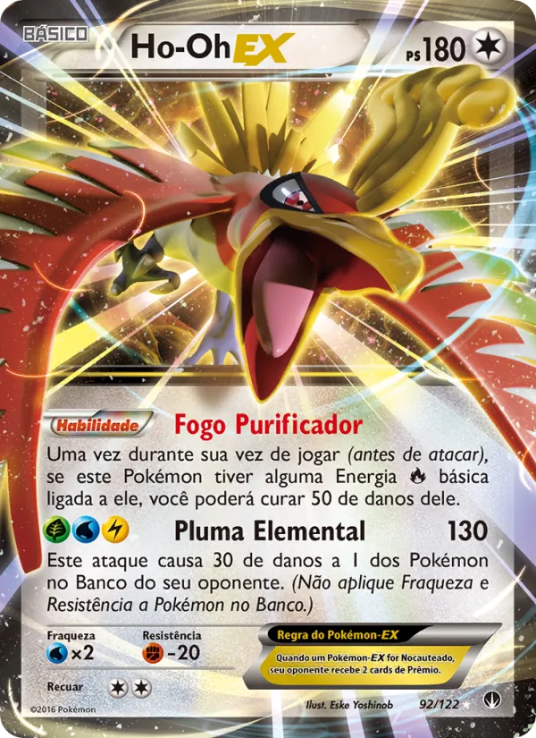 Ho-Oh EX Turbo Colisão 92/122