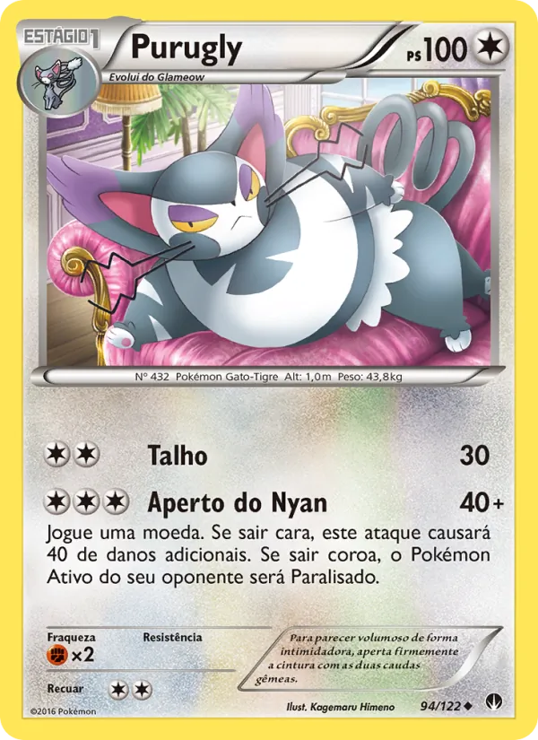 Purugly Turbo Colisão 94/122