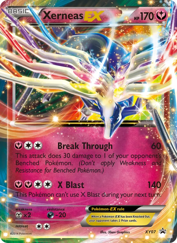 Xerneas EX XY Black Star Promos XY07/211