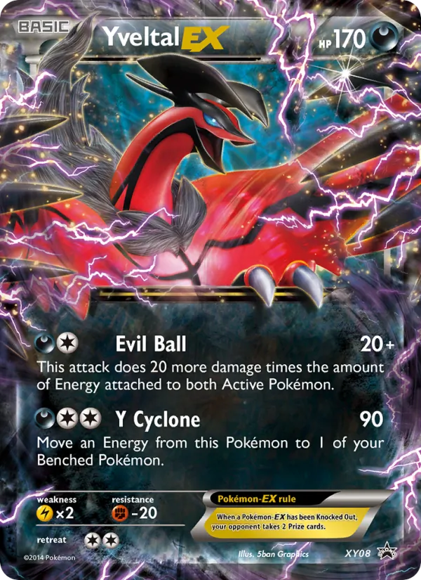 Yveltal EX XY Cartas de promoción XY08/211