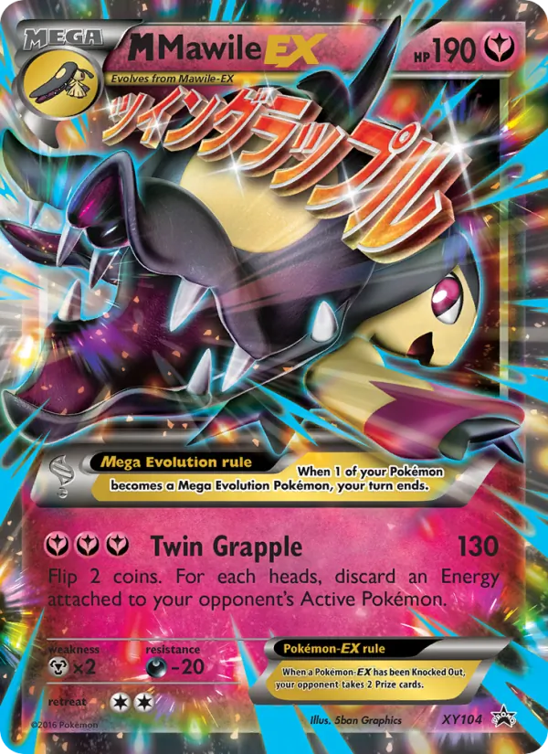 M Mawile EX XY Cartas de promoción XY104/211