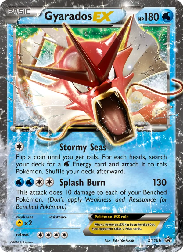 Gyarados EX XY Cartas de promoción XY106/211