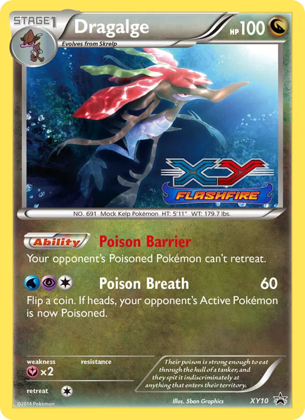 Dragalge XY Cartas de promoción XY10/211