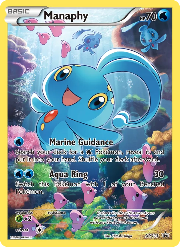 Manaphy XY Cartas de promoción XY113/211
