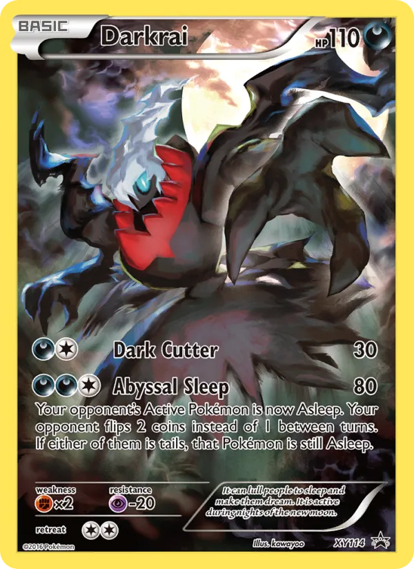 Darkrai XY Cartas de promoción XY114/211
