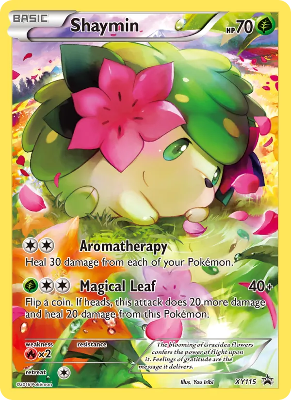Shaymin XY Cartas de promoción XY115/211