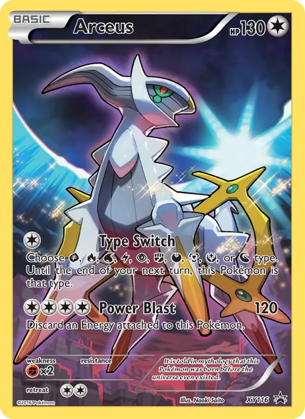 Arceus XY Black Star Promos XY116/211