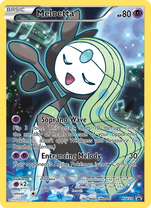 Meloetta XY Black Star Promos XY120/211