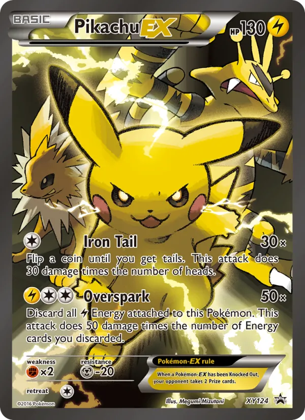 Pikachu EX XY Promo XY124/211