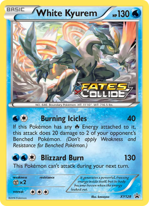 White Kyurem XY Black Star Promos XY128/211
